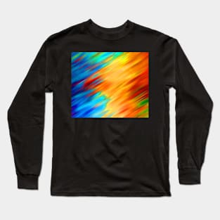 Chrome Rainbow Pattern Long Sleeve T-Shirt